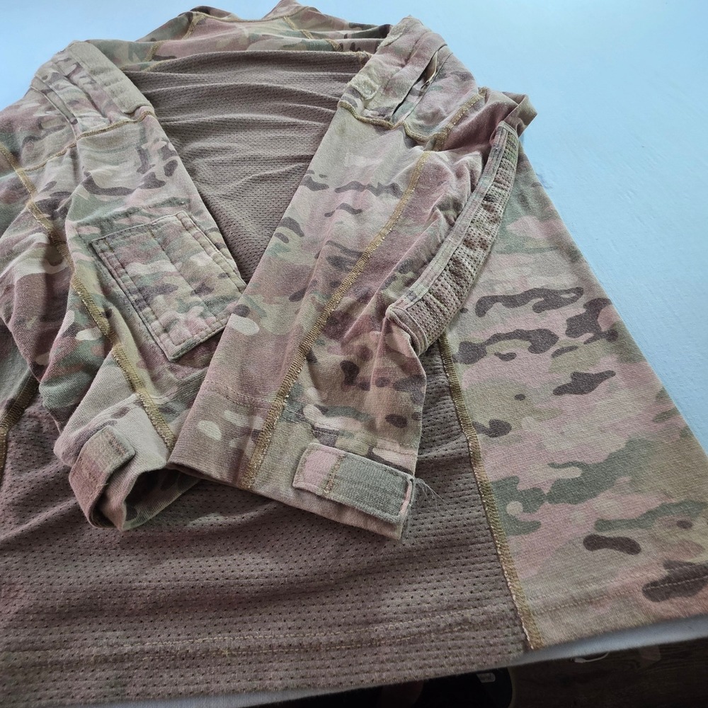 US Army Combat Shirt Flame Resistant Multicam OCP Tactical L W911QY-14-F-0071 - Picture 9 of 16